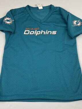 Miami Dolphins Mesh Jersey Youth M #19 Football Lightweight by Franklin